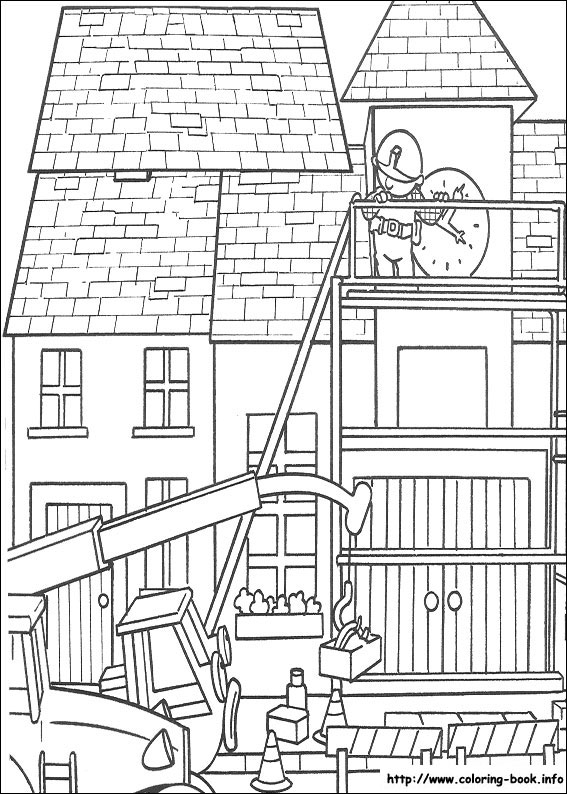 Bob the Builder coloring picture